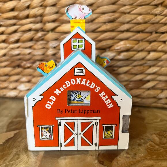 Old McDonald's Farm Cardboard Book Vintage - Picture 1 of 8